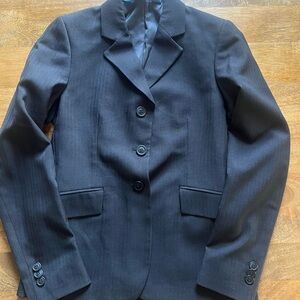 Kids Classic Black Equestrian Show Coat